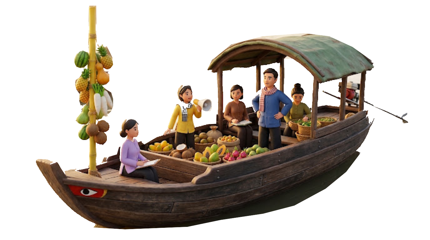 Đội 5 người trên ghe